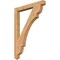 Ekena Millwork Olympic Arts & Crafts Smooth Bracket, Western Red Cedar, 3 1/2"W x 34"D x 46"H BKT04X34X46OLY03SWR - alternate 1
